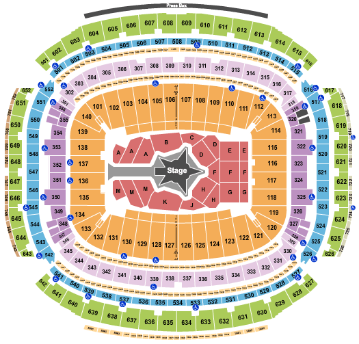 NRG Stadium Rodeo Houston Seating Chart